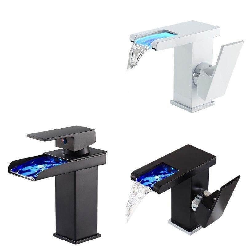 Water Temperature Sensitive LED Bathroom Faucet - Image 10
