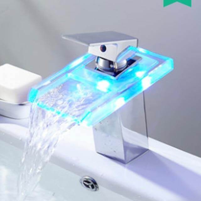 Water Temperature Sensitive LED Bathroom Faucet - Image 18