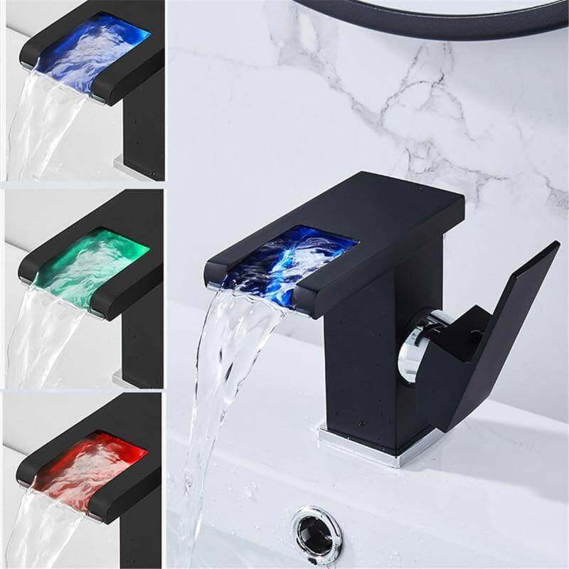 Water Temperature Sensitive LED Bathroom Faucet - Image 8